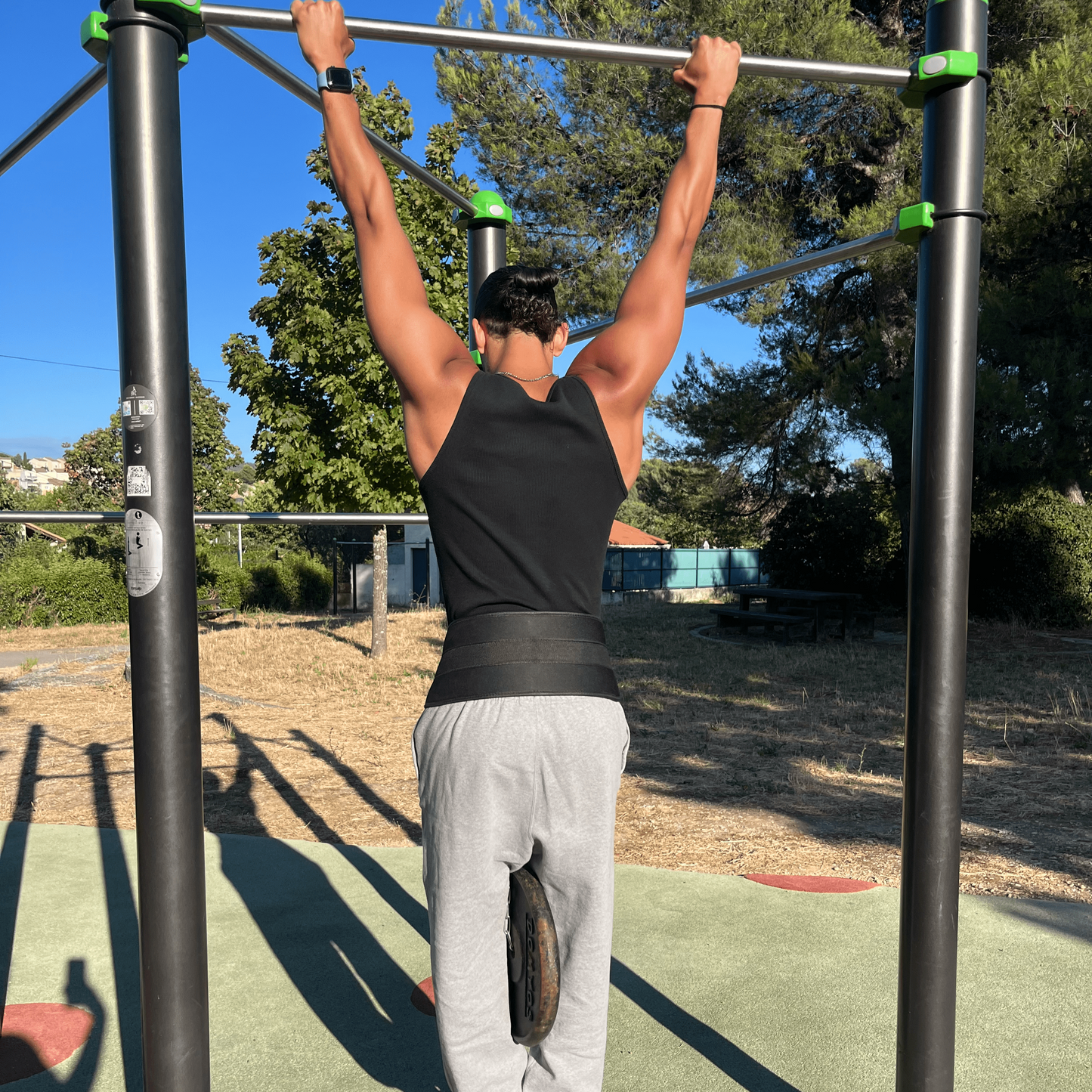 Ceinture De Lest Musculation Avec Chaîne