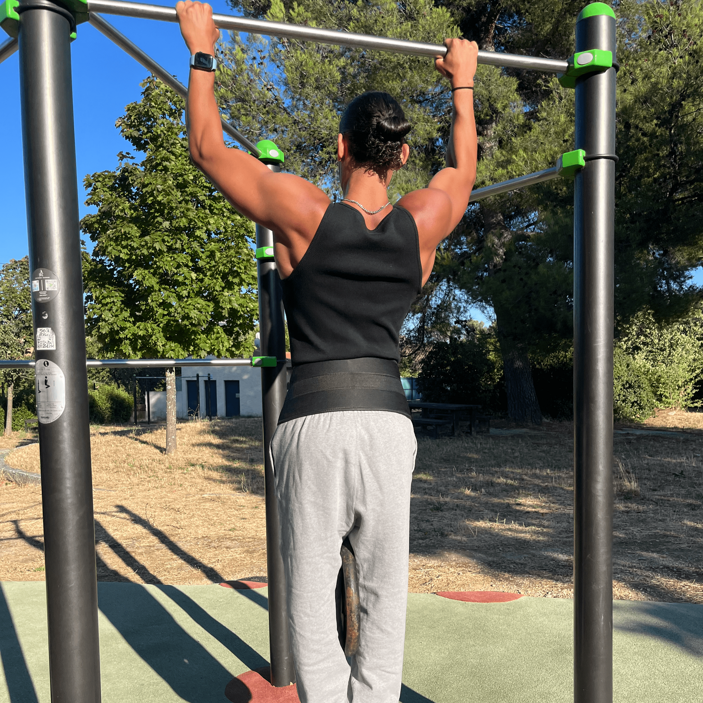 Ceinture De Lest Musculation Avec Chaîne