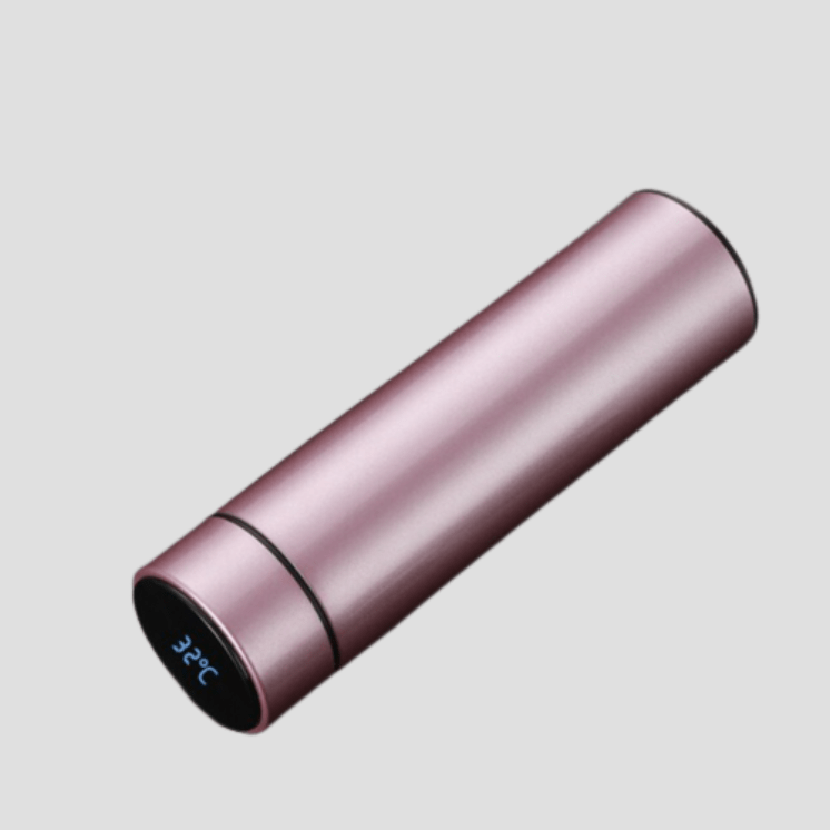 Gourde Isotherme Numérique 500ml Rose Gold