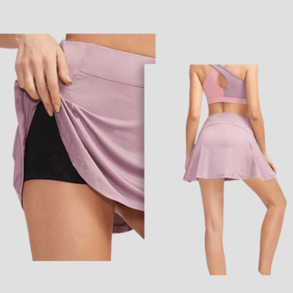 Jupe Tennis, Taille Haute Short Intégré