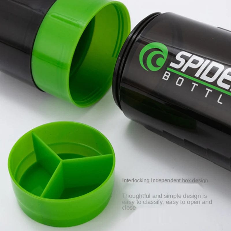 Shaker Spider Bottle 550ml