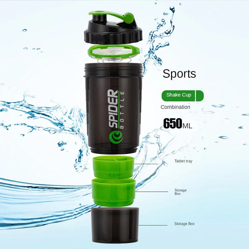 Shaker Spider Bottle 550ml