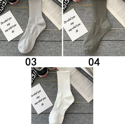 5 Paires de Chaussettes Noir-Gris-Blanc