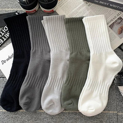 5 Paires de Chaussettes Noir-Gris-Blanc