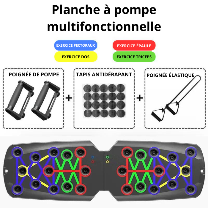 Planche à pompe multifonctionnelle