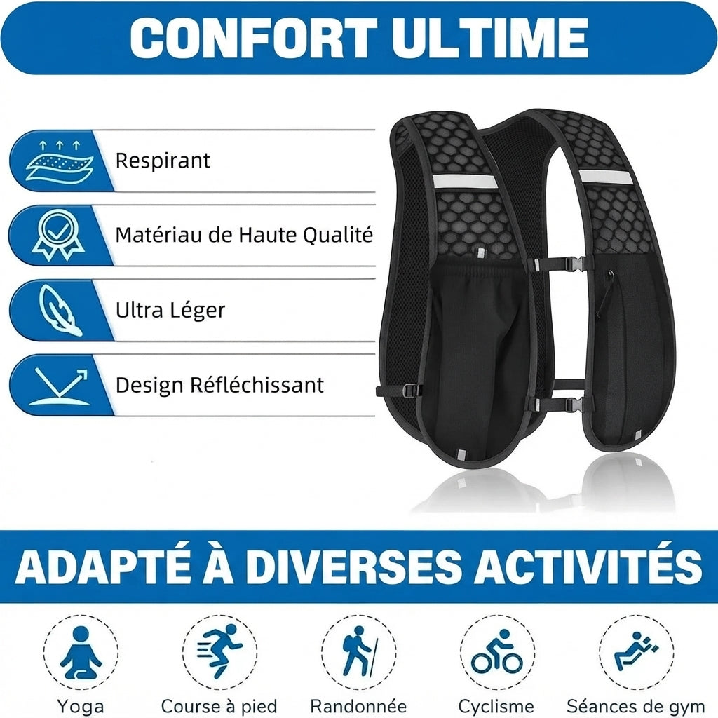 Gilet d'hydratation - Sac trail running