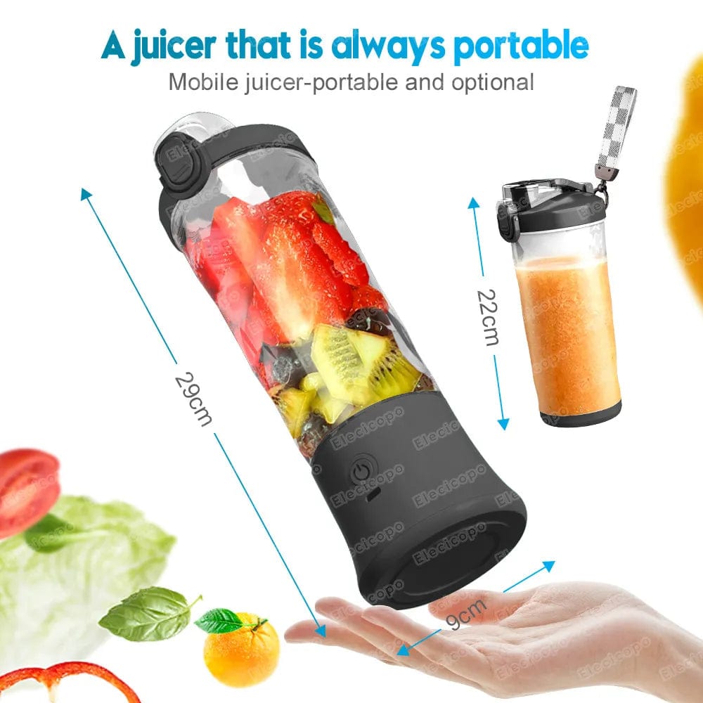 Blender Smoothie Portable Keajor Pro 600ml