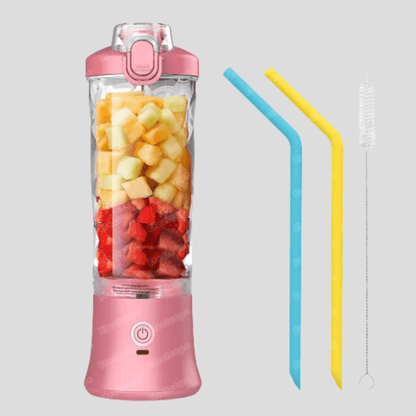 Blender Smoothie Portable Keajor Pro 600ml Rose