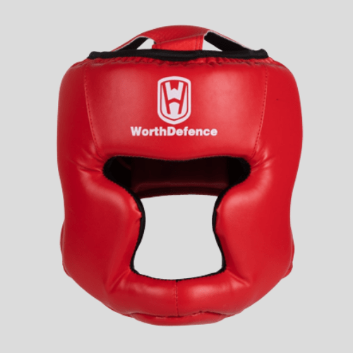 Casque De Boxe WorthDefense Rouge Adulte