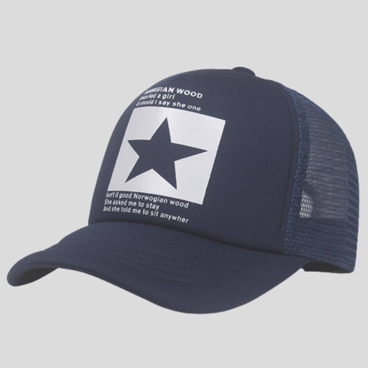 Casquette De Sport Étoile Navy