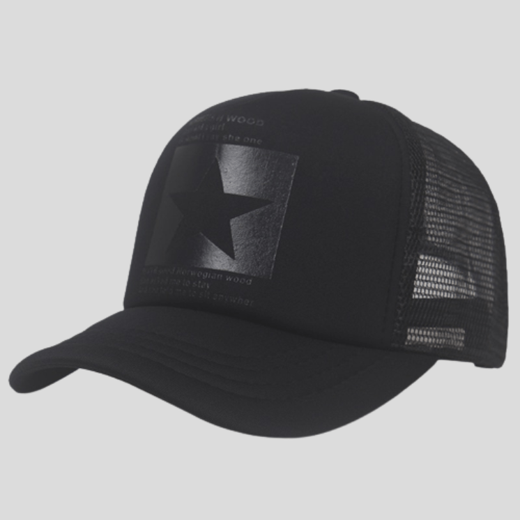 Casquette De Sport Étoile Noir