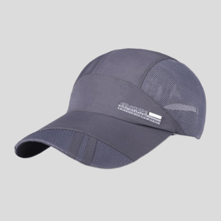 Casquette De Sport Gris