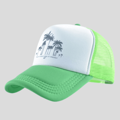 Casquette De Sport Palmiers Vert / 56-60cm