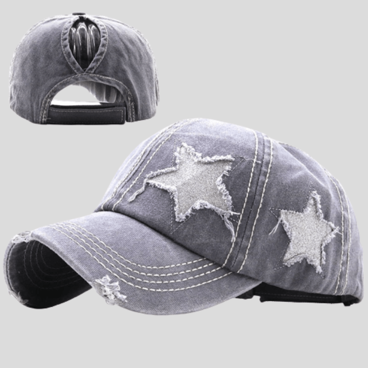 Casquette De Sport Star Denim Gris