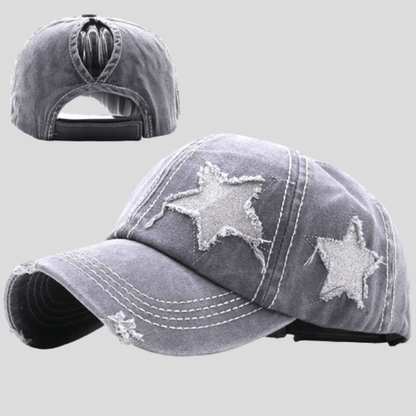 Casquette De Sport Star Denim Gris