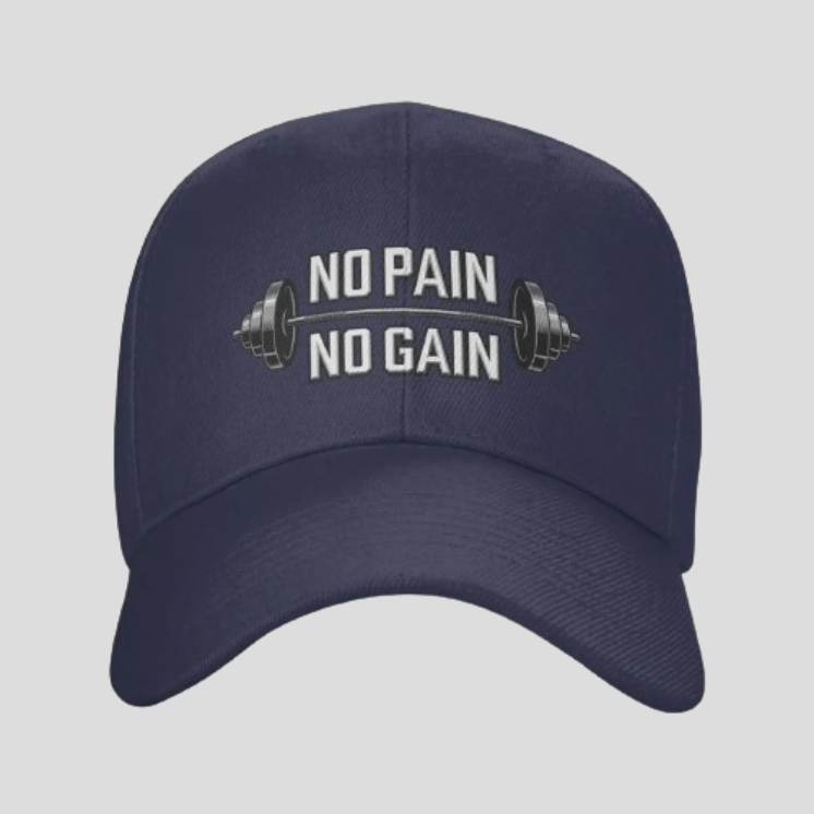 Casquette No Pain No Gain Navy / Ajustable