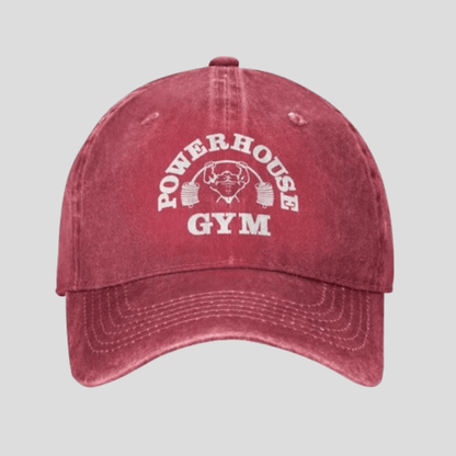 Casquette Powerhouse Gym Rouge / Ajustable