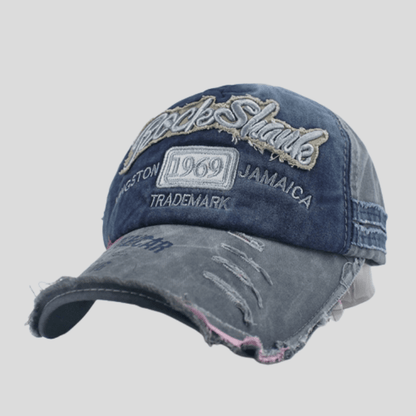 Casquette Vintage Kingston Jamaica Bleu