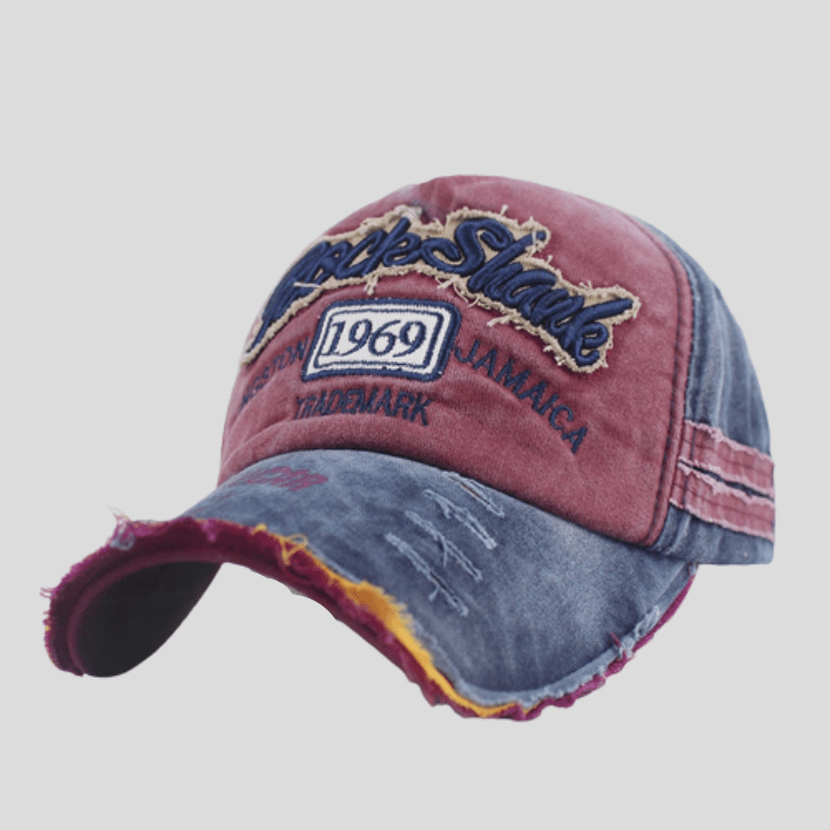 Casquette Vintage Kingston Jamaica Rouge