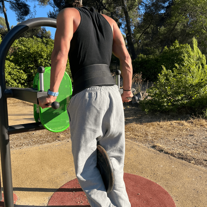 Ceinture De Lest Musculation Avec Chaîne