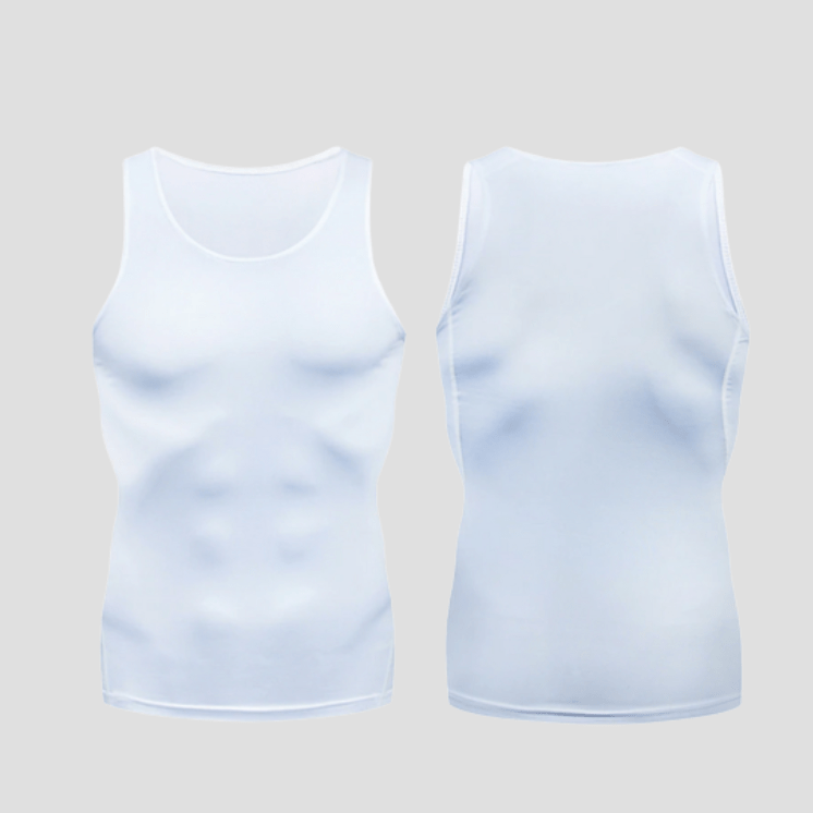 Débardeur Compression Sport  Blanc / S