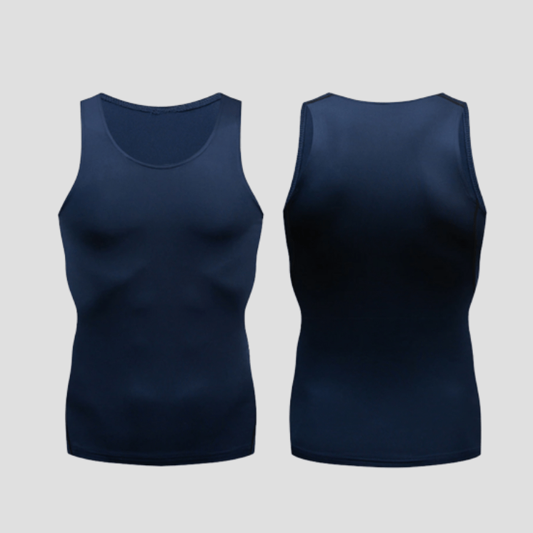 Débardeur Compression Sport Bleu / S