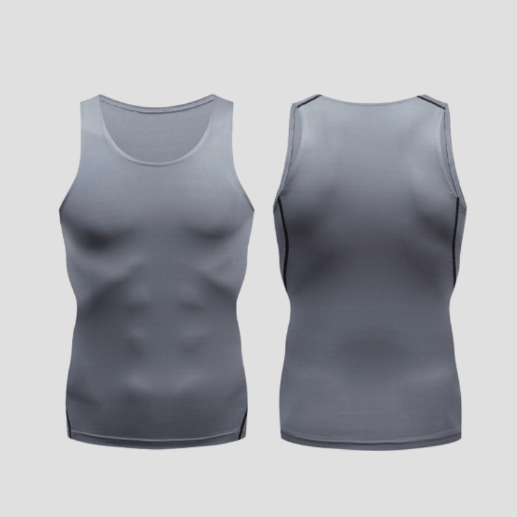 Débardeur Compression Sport Gris / S