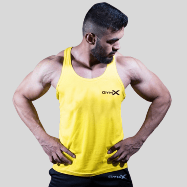 Débardeur Homme Gym X Jaune / M