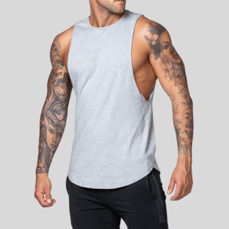 Débardeur Stringer - Sport Musculation Gris / M