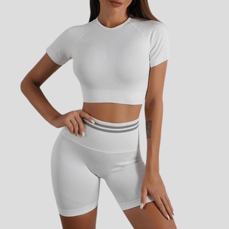 Ensemble Femme Gym Blanc / S