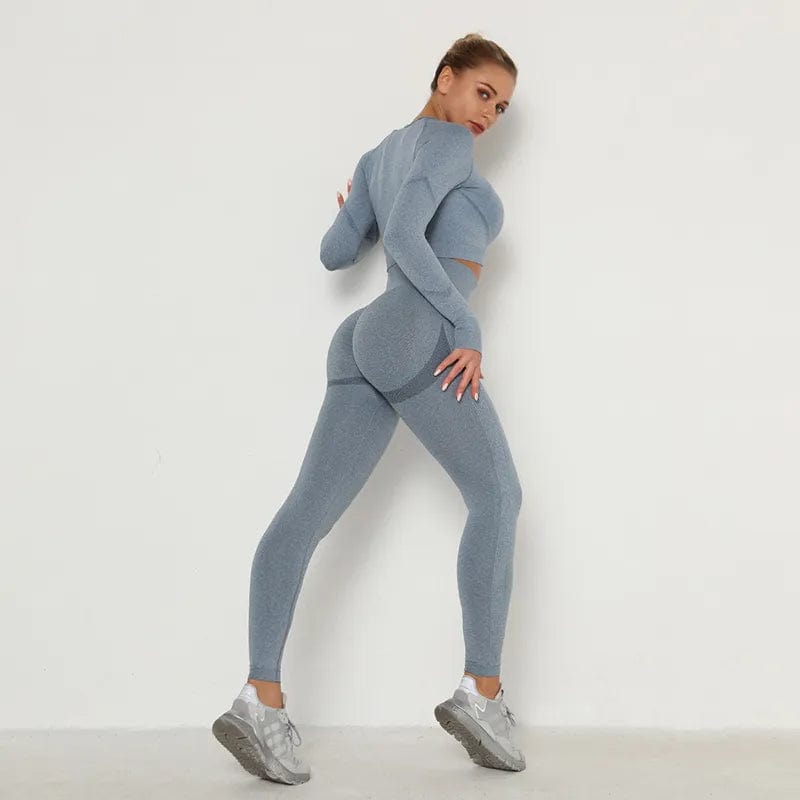 Ensemble Femme Legging Fit Bleu / S