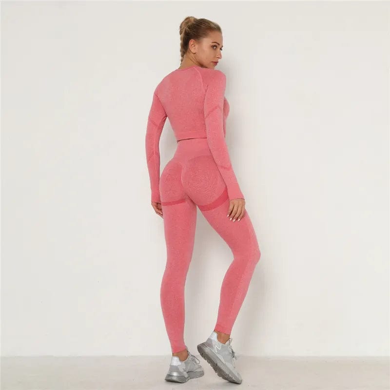 Ensemble Femme Legging Fit Rose / S