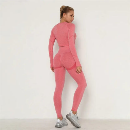 Ensemble Femme Legging Fit Rose / S