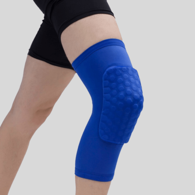 Genouillère Ligamentaire, Sport En Nid d'Abeille Bleu / L