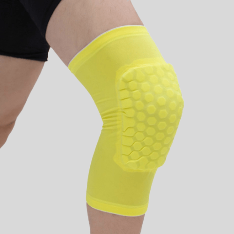 Genouillère Ligamentaire, Sport En Nid d'Abeille Jaune / L