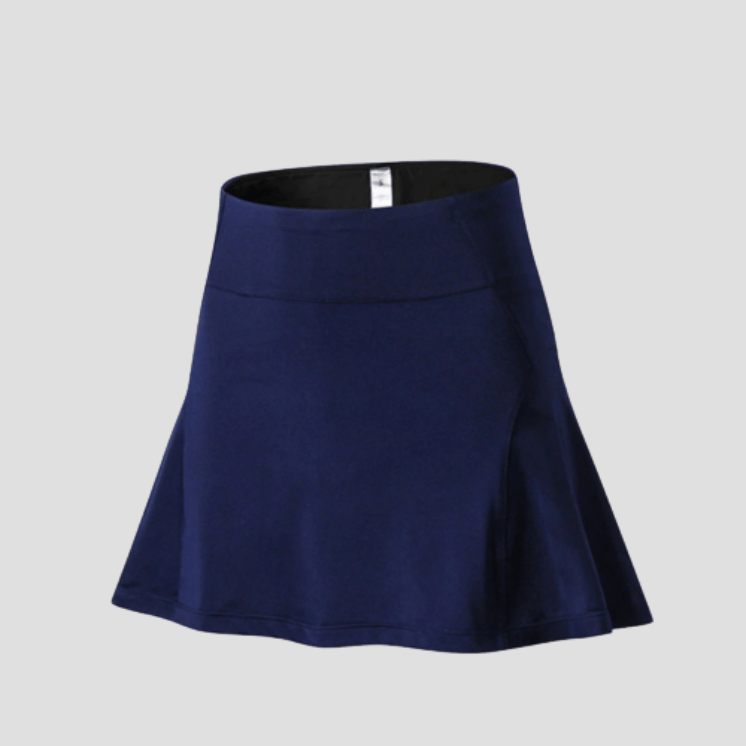 Jupe Tennis, Taille Haute Short Intégré Bleu / S