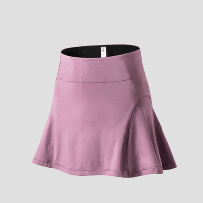 Jupe Tennis, Taille Haute Short Intégré Rose / S