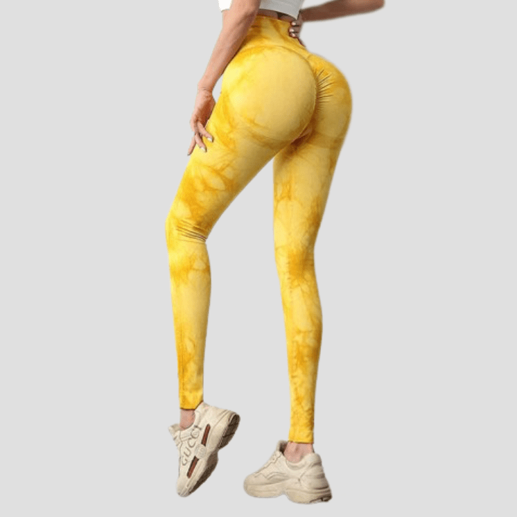 Legging Femme Camo Jaune / S