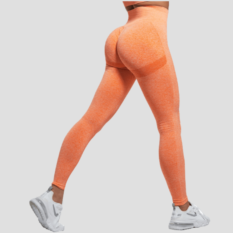 Legging Femme Push-Up Orange / S