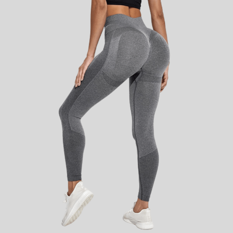 Legging Femme Taille Haute Gris / S