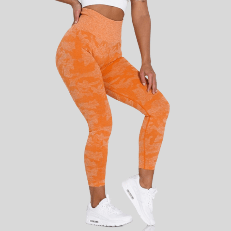 Legging Femme Tigré Orange / XS