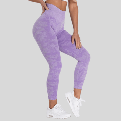 Legging Femme Tigré Violet / XS