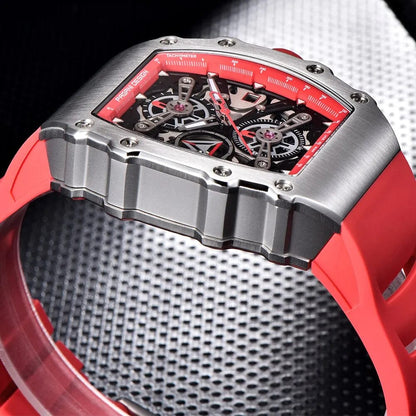 Montre Sport Pagani à Quartz Rectangle Saphir