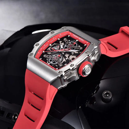 Montre Sport Pagani à Quartz Rectangle Saphir