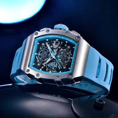 Montre Sport Pagani à Quartz Rectangle Saphir