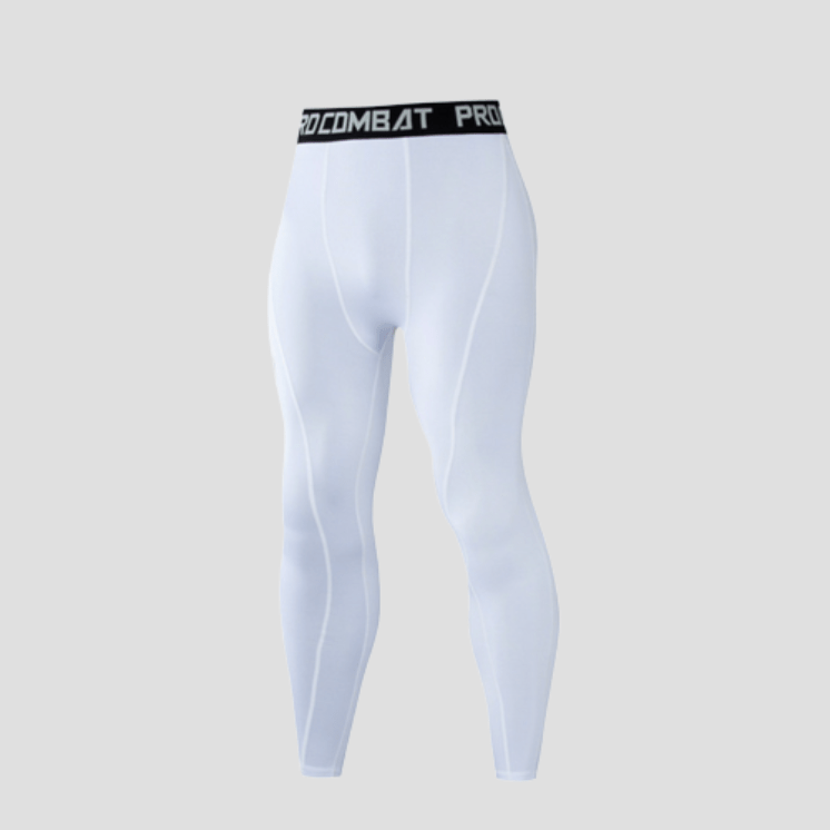 Pantalon Compression Homme Blanc / S