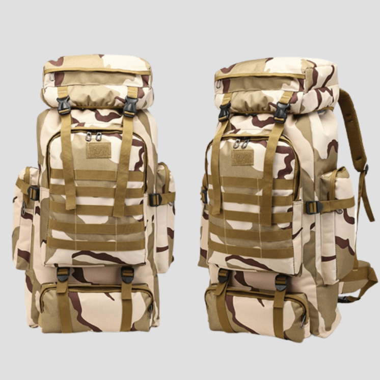 Sac à dos de randonnée Militaire Camouflage Beige