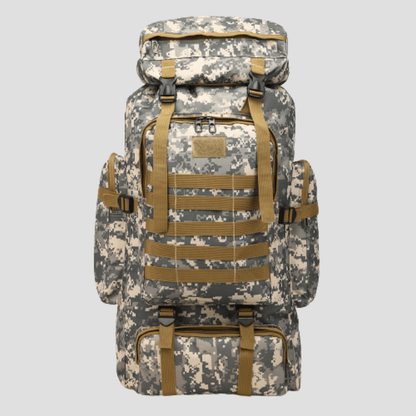 Sac à dos de randonnée Militaire Camouflage Gris