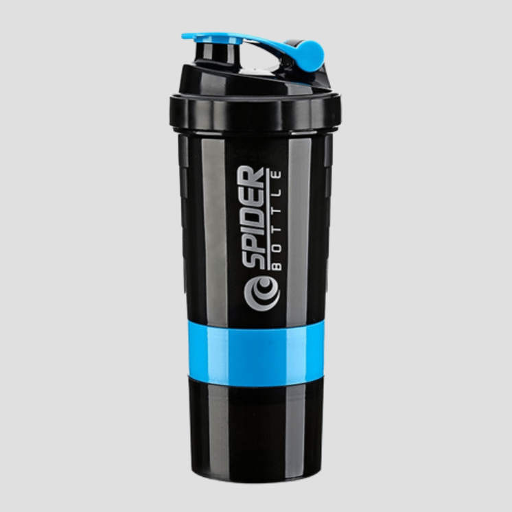 Shaker Spider Bottle 550ml Bleu