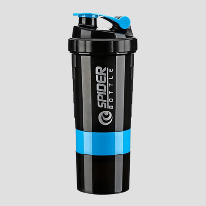 Shaker Spider Bottle 550ml Bleu